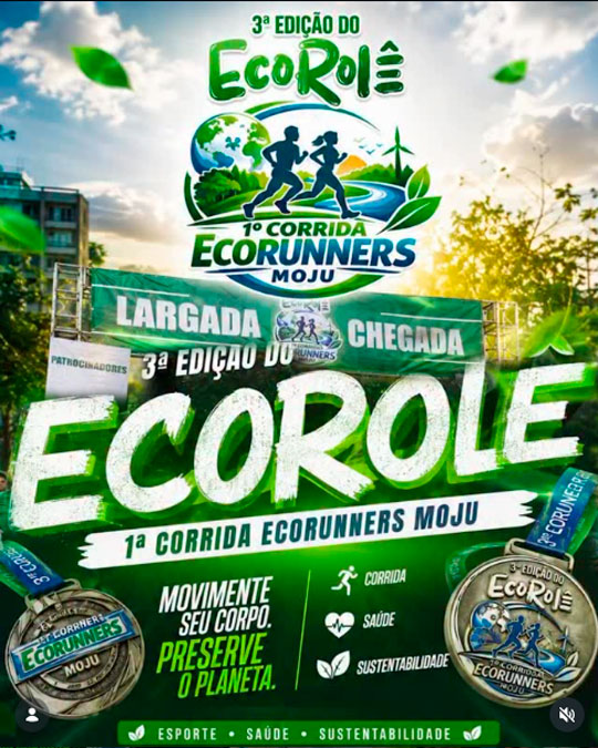 1ª EcoRunners Moju promove conscientização ambiental por meio do esporte