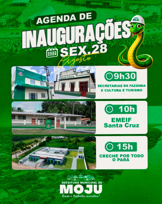 Agenda de Inaugurações!
