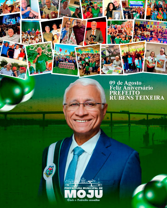 Feliz aniversário, prefeito Rubens Teixeira! 🎂