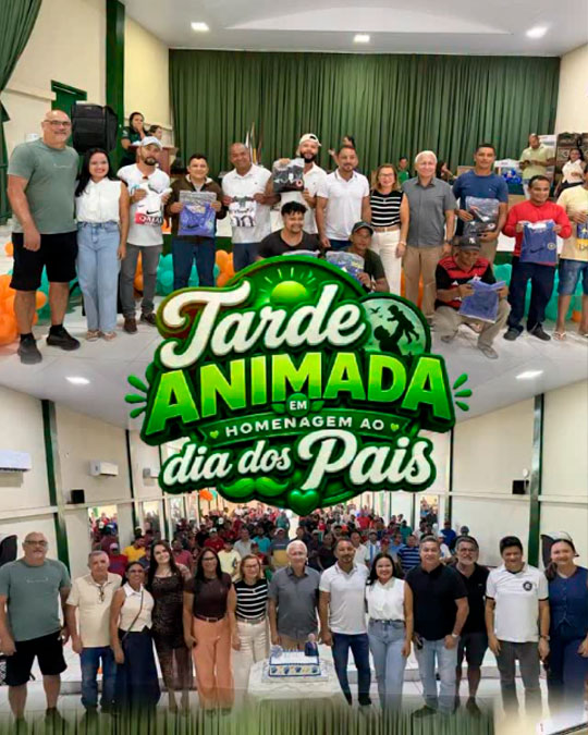 Prefeitura de Moju promoveu a Tarde Animada em homenagem ao Dia dos Pais