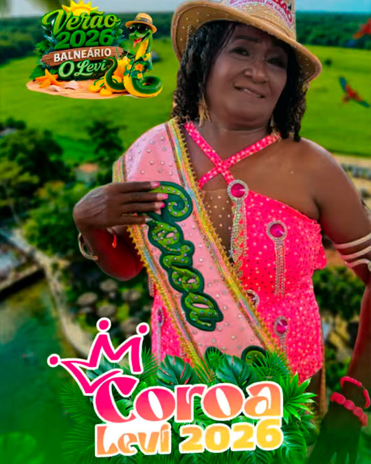 Tia Minga é a nova Coroa Levi 2026!