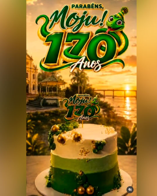 Moju, 170 anos! 🎂💚