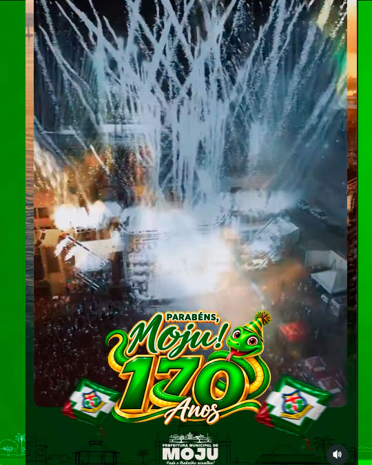 Para encerrar as comemorações dos 170 anos de Moju, a noite foi marcada por uma grande festa no Centro Cultural, reunindo milhares de pessoas em uma celebração especial.
