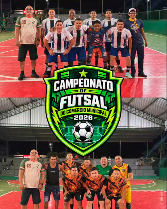 Campeonato de Futsal do Comércio Municipal 2026 começa com grandes disputas